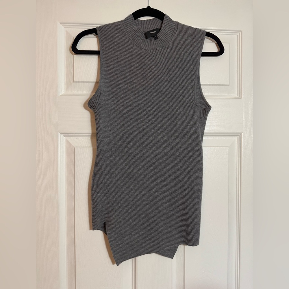 Theory asymmetrical sweater tank